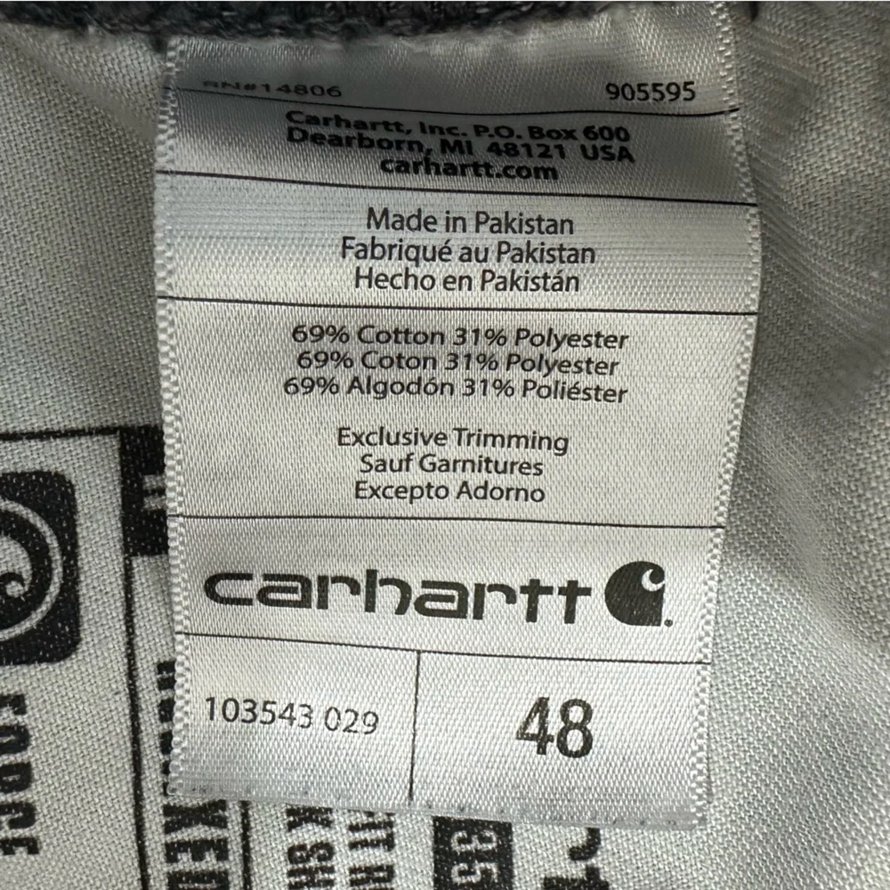Carhartt Force Relaxed Fit Ripstop Cargo Work Shorts Size 48